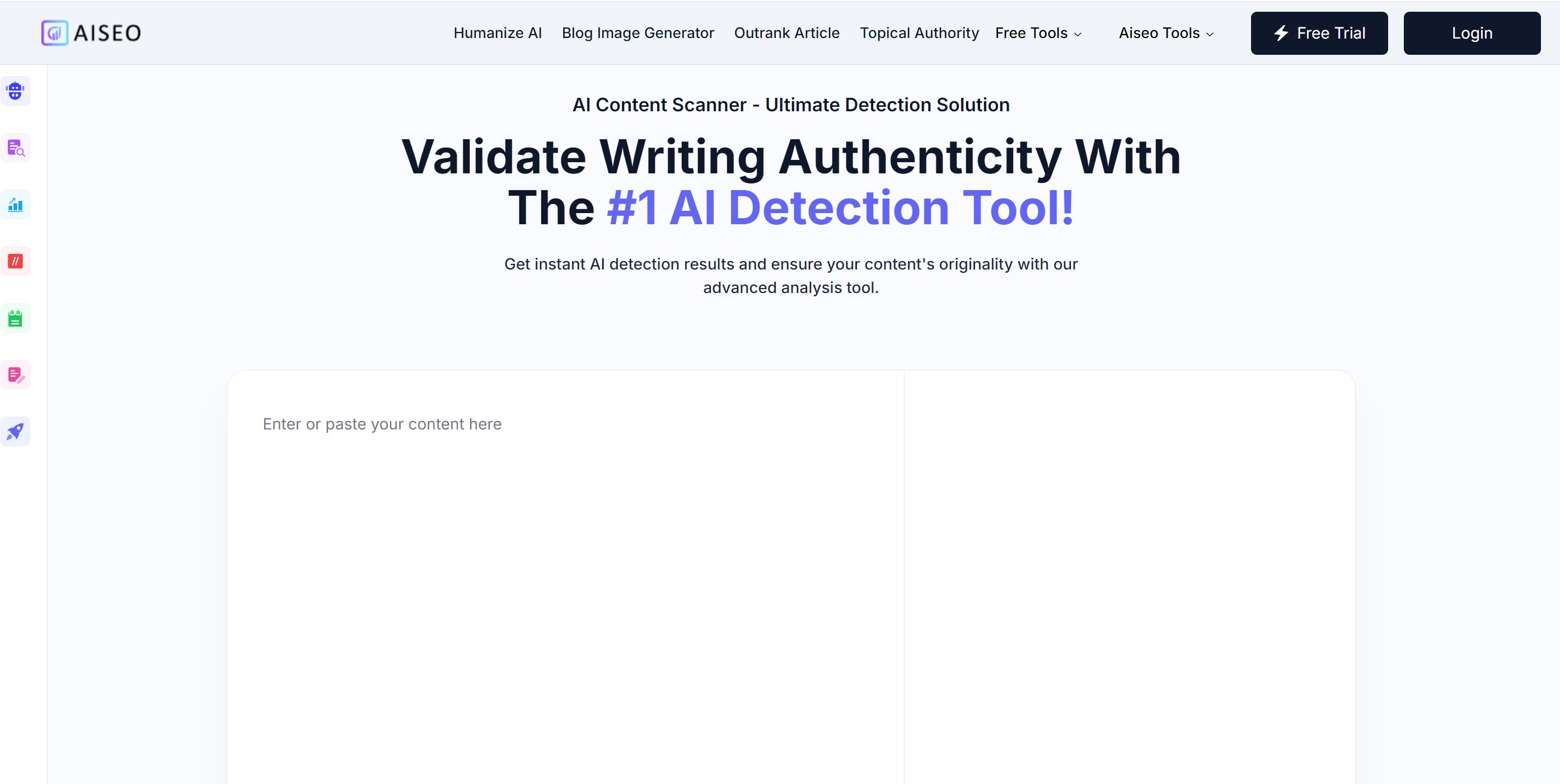 AlSEO AI Content Detector