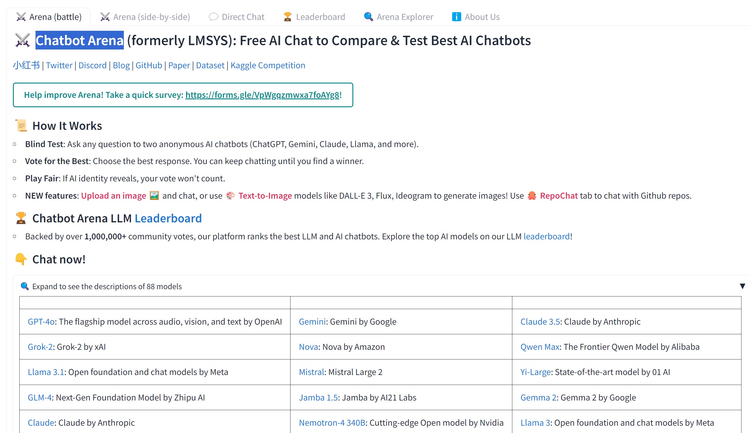 Chatbot Arena