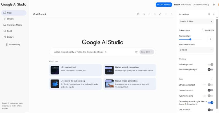 Google AI Studio